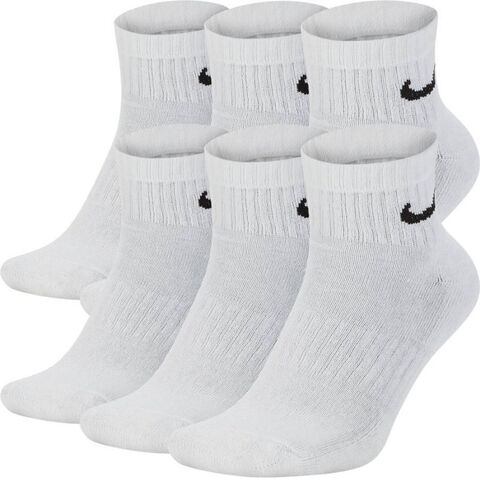 Теннисные носки Nike Everyday Cotton Cushioned Ankle M 6P - white