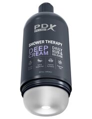 Мастурбатор в бутылке Shower Therapy Deep Cream - 