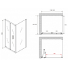 Abber Sonnenstrand AG07120B-S90B Душевой уголок, 120x90x195