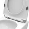 BelBagno BB5177CH-TOR/SC UNO-TOR Унитаз подвесной, безободковый, с системой смыва "Торнадо", с сиденьем soft close, BB5177CH-TOR/SC