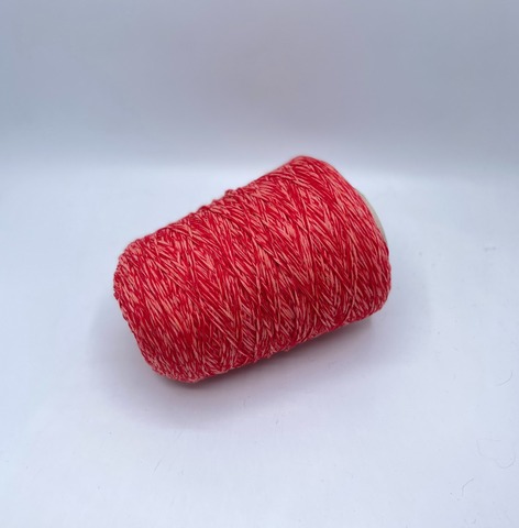 Бобинная пряжа (пр.Италия),250м/100гр, 100% Шерсть, цвет-Розово-красное мулине. арт-34469