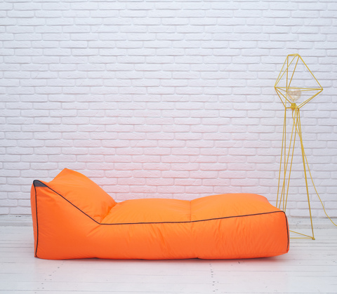 Шезлонг плащёвка (неоново-оранжевый)