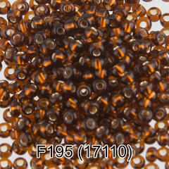 Бисер Чехия "GAMMA" круглый 6 10/0 2.3 мм F195 т.янтарный ( 17110 )