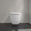 Villeroy&Boch 4608R0R1 Унитаз, Villeroy&Boch, Antheus, безободковый (с открытым смывным краем), тип установки-подвесной, ширина, мм-375, глубина, мм-560, высота, мм-350, форма чаши-прямоугольная, выпуск-горизонтальный, без декора, материал-керамика,