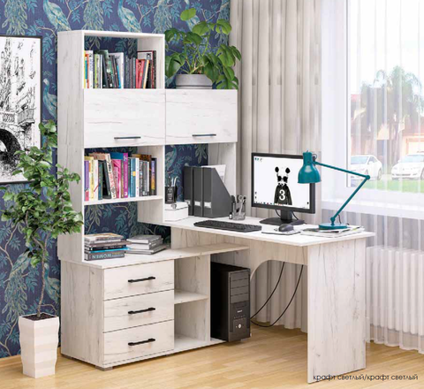 Компьютерный угловой стол с надстройкой СК-62