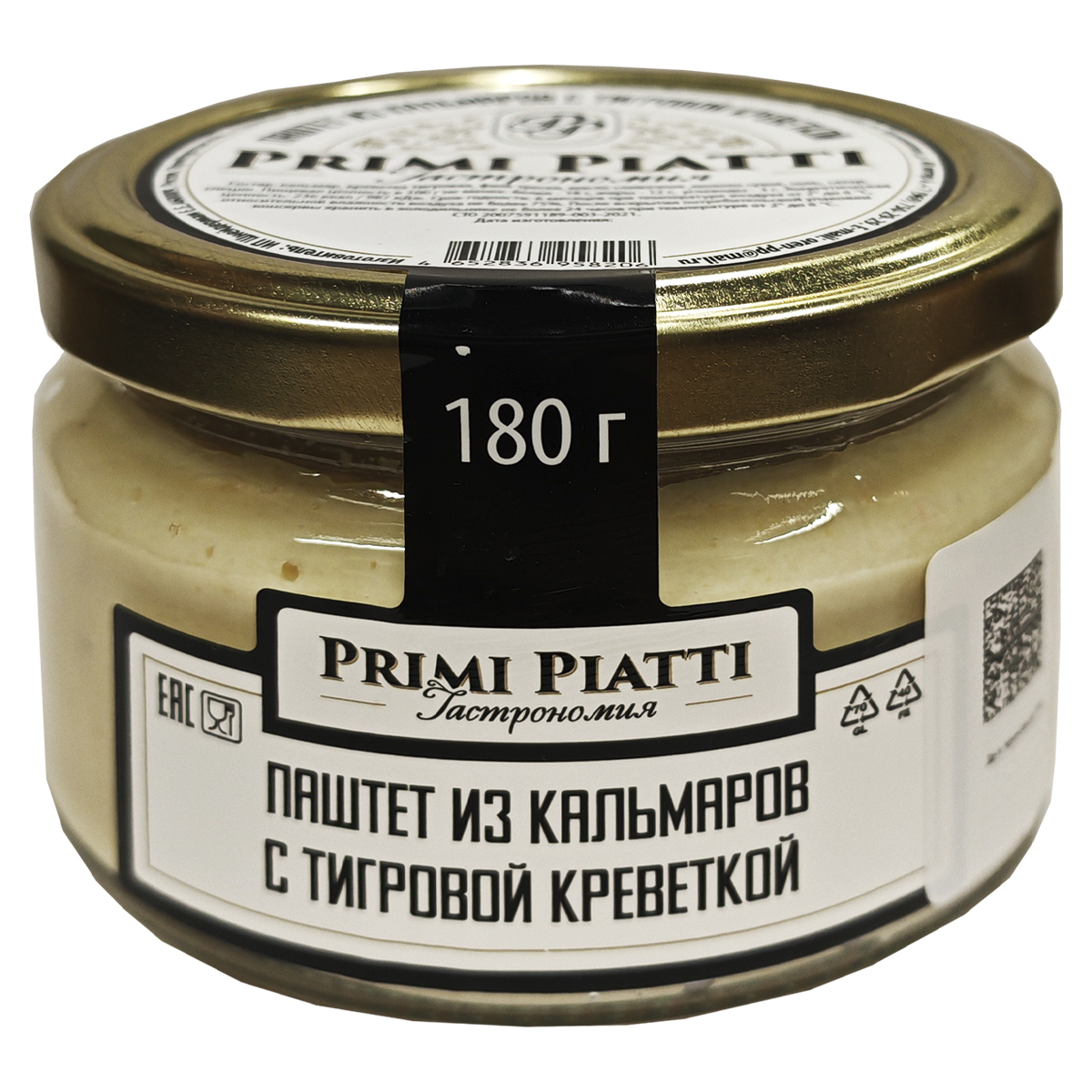 Кальмар с тигровой креветкой PRIMI PIATТI 180 г