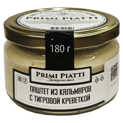 Кальмар с тигровой креветкой PRIMI PIATТI 180 г