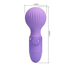Сиреневый мини-вибратор Mini Stick Pro - 