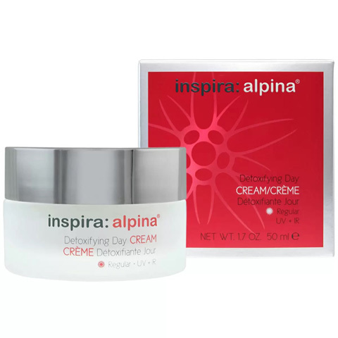INSPIRA Alpina: Детоксицирующий легкий увлажняющий дневной крем для лица (Detoxifying Day Cream Regular)