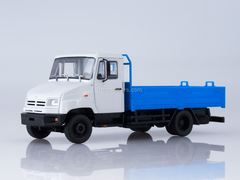 ZIL-5301 Goby flatbed truck white-blue 1:43 Our Trucks #33