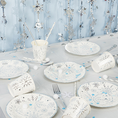 Стаканы, Снежинки, 250 мл, 6 шт.