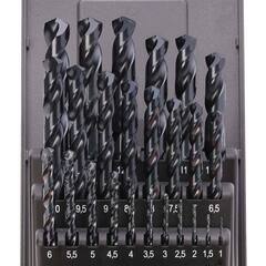 Набор сверл по металлу 1-13мм 25шт DIN338 HSSE-Co8 TiALN 130° (пл. кейс) Ruko 281215EFRO