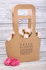 Сумка для цветов, Крафт, 20*40*10 см, 1 шт.