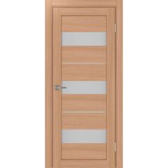 Купить Межкомнатная дверь экошпон Турин 526.122 ясень тёмный остеклённая