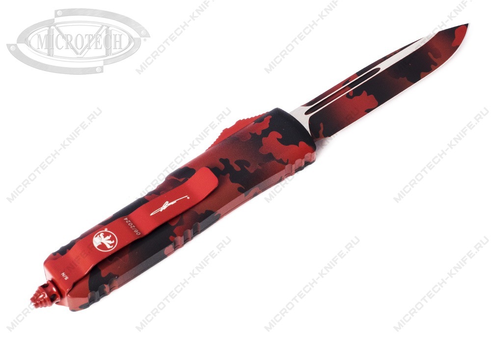 Нож Microtech UTX-85 231-1RCS Full Red Camo