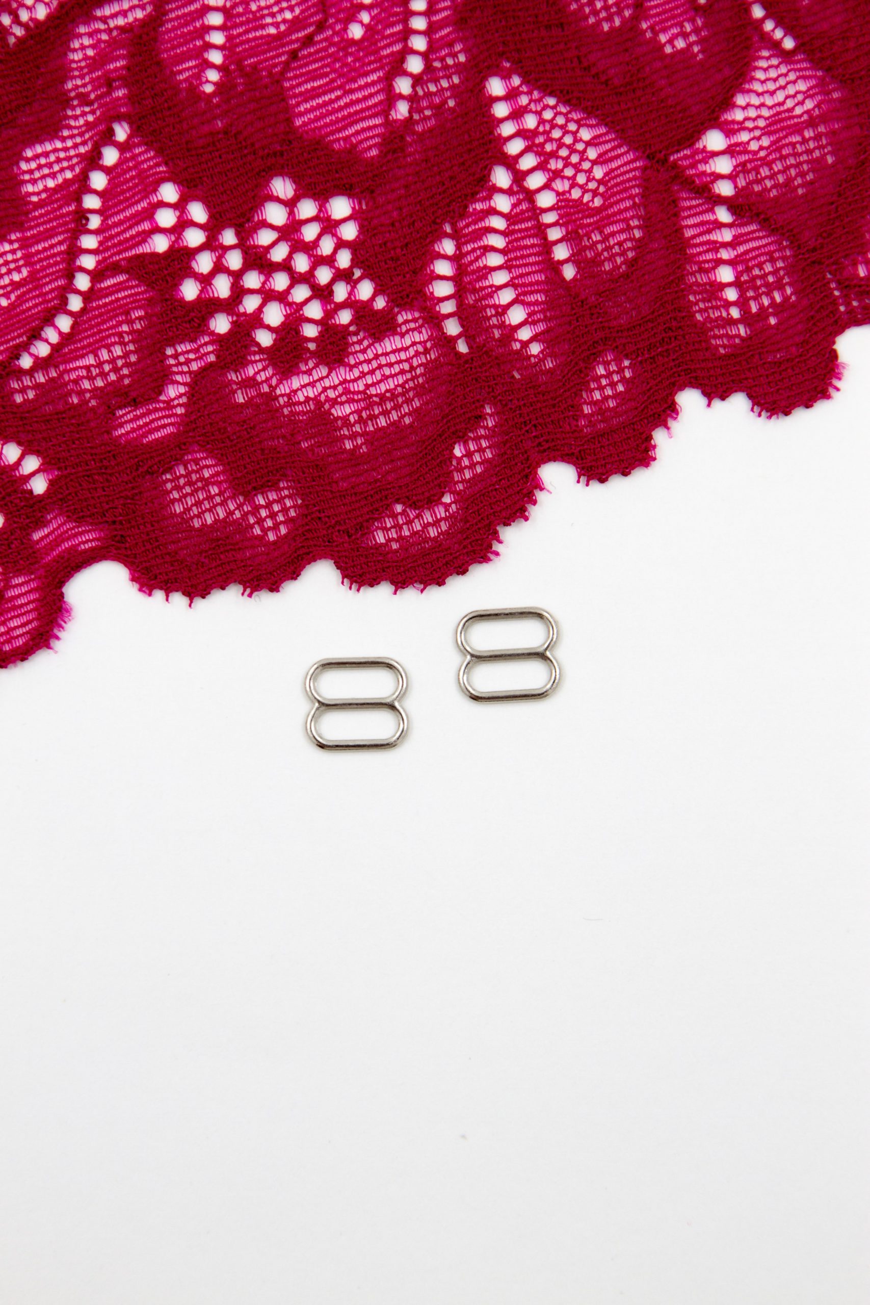 Кольцо, регулятор, крючок для бюстгальтера серебро 0,6-2 см