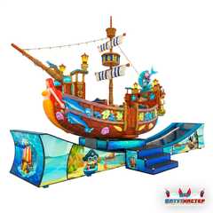 Летающая машинка аттракцион детская «Карамель» 16 мест, 8×3×4 м