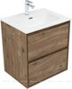 Aquanet 340162 Тумба с раковиной Милан 60 цв. дуб рустикальный (340162)