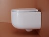 Ceramica Nova Ulma CN4006 Подвесной унитаз c ультра тонким сидением и крышкой с функцией плавного закрытия, цвет: белый