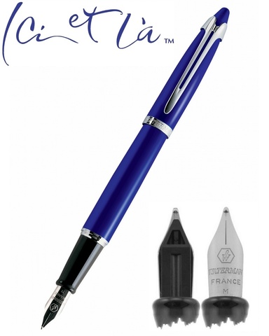 Ручка перьевая Waterman Ici Et Là Blue CT, F (S0118121)