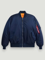 Куртка Бомбер - MA-1 Alpha Flight Jacket(т.синяя - r.blue)