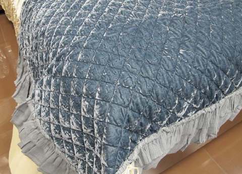 Покрывало-плед 145х200 Opificio Dei Sogni Champagne blu синий