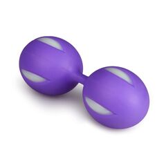 Фиолетовые вагинальные шарики Wiggle Duo - 