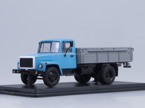 GAZ-3307 engine ZMZ-513 wooden board blue-gray Start Scale Models (SSM) 1:43