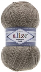 ALIZE "LANAGOLD 800", 49% шерсть, 51% акрил, 100 гр, 800 м, 207 светло-коричневый
