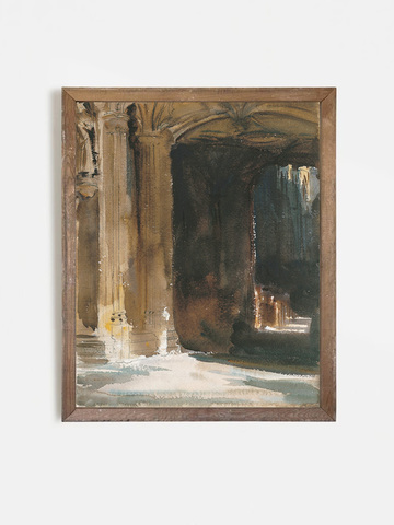 Арт принт 'Cathedral Interior'