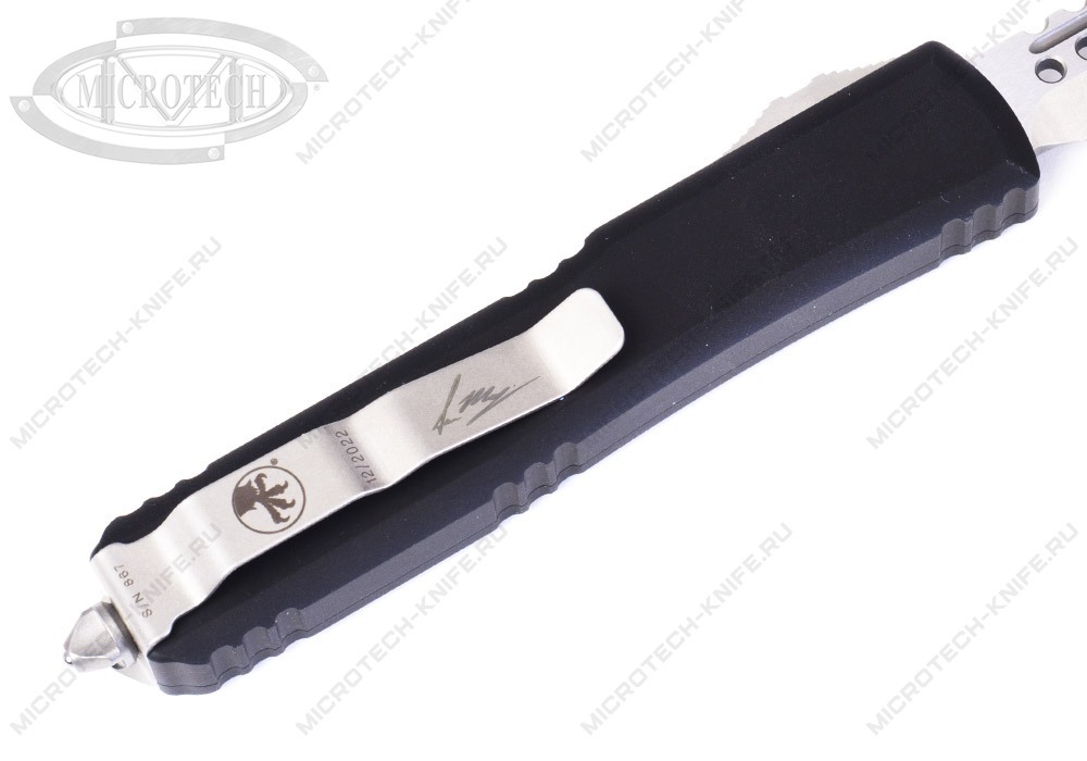 Нож Microtech Ultratech Hellhound Razor 119R-10S Signature - фотография 
