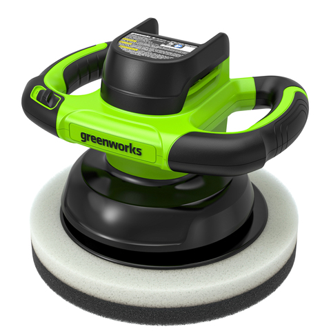 Полировальная машина аккумуляторная Greenworks G24BU10, 3502107,24 В, без АКБ и ЗУ
