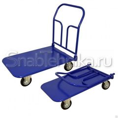 Тележка платформенная (складная ручка, педаль) ТПСР 1 МП