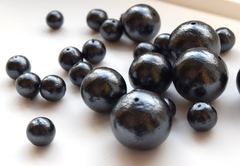 Хлопковый жемчуг 30 мм Black