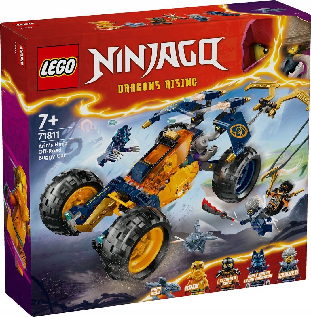 Конструктор LEGO Ninjago - Внедорожный багги Арина Ниндзя - Лего Ниндзяго  71811 купить в Москве | Доставка по России.