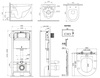 Am.Pm CK70HA Spirit Подвесной комплект ( зона туалета)