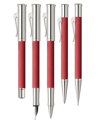 Карандаш механический Graf von Faber-Castell Guilloche Ciselé Coral (136533)