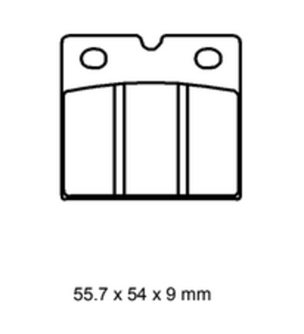 Колодки  G-brake   GM-07005S