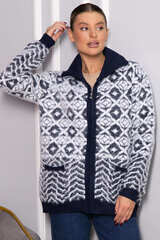 Свитер на молнии Сканди НЬЮ (синий) Б14402-20М LT Collection