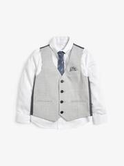 Комплект из трех предметов для мальчика Next A18-314, Серый, Белый