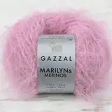 Пряжа Gazzal Marilyn & Merinos 8255 барби