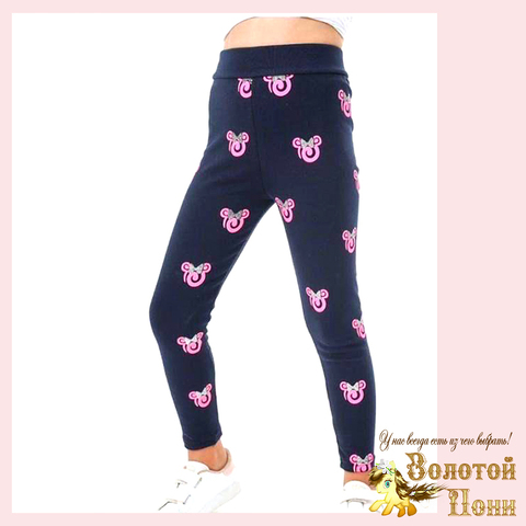 Легинсы начес девочке (4-8) 251023-GN559