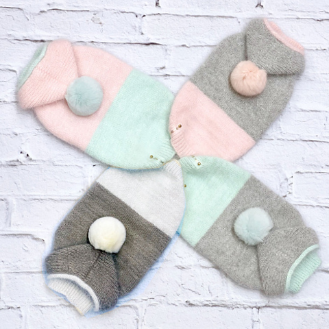 1943 DB Свитер "Duo Color" с пумпоном