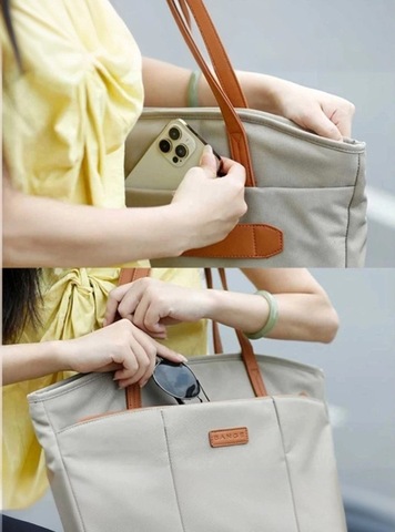 Картинка сумка городская Bange BG-6803 Beige - 18