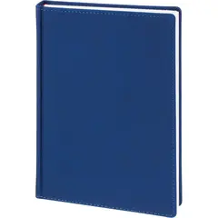 Ежедневник датированный 2026 А5+ VELVET синий 3-123/01