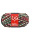 Пряжа Lana Grossa Meilenweit 100 Merino Christmas Lurex 6803