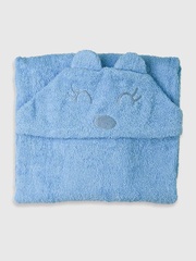 Полотенце-уголок топотушки М7 махра 120*70 см голубой