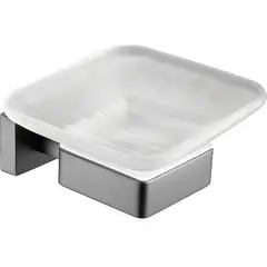 Мыльница стеклянная BELZ B90402, графит