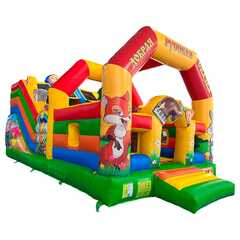 Коммерческий надувной батут «Добрая русская сказка 4», 8*4*5 м