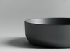 Ceramica Nova Element CN6022MDH Умывальник чаша накладная круглая, 39x39, цвет: темный антрацит матовый